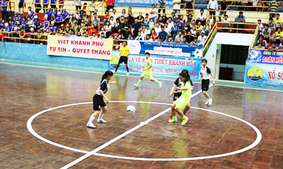 Sports playground for laborers of Khatoco