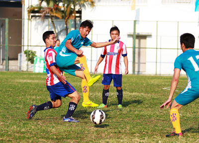 Maintaining movement football playground