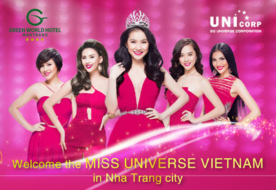 Promotion to welcome Miss  Universe Vietnam 2015 at Green World Nha Trang Hotel