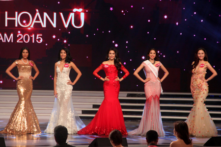 Top five in evening gown.