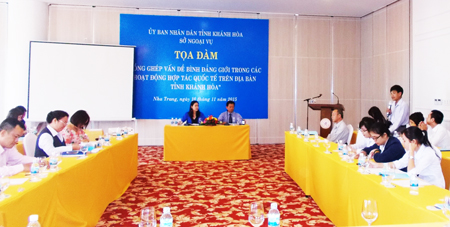 Gender equality in international cooperation activities