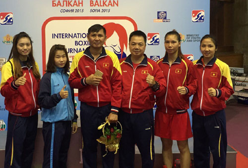 Vietnam boxing team joining Balkan 2015. Photo: HNMO