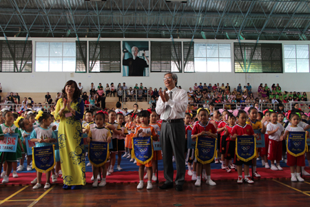 Physical festival for pupils of private preschools