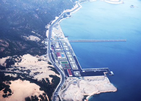 A view of Cam Ranh International Port