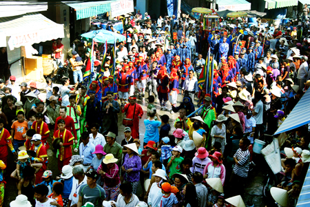 Scene of Fish Prayer Rite.