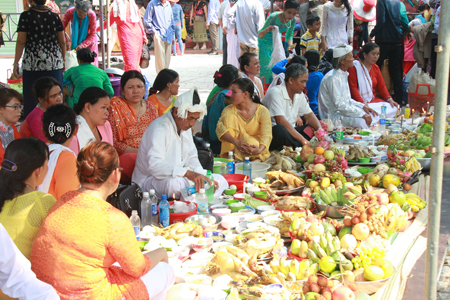 Offerings of Cham people.