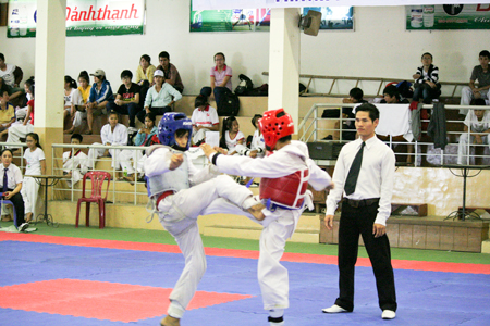 Place to discover promising athletes for provincial taekwondo team