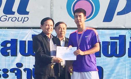 Vietnamese tennis player wins U18 Thailand Open Tournament