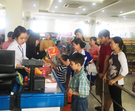 Shopping on the first floor