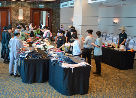 Charity bazaar at Novotel Nha Trang Hotel