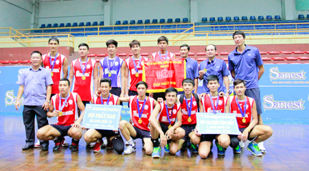 Sanna Khanh Hoa volleyball team.