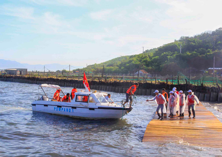 Natural disaster control and rescue rehearsal