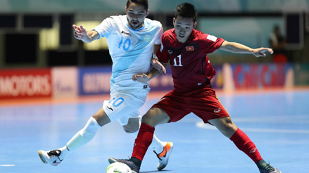 Vietnam's futsal team has first victory in Futsal World Cup 2016