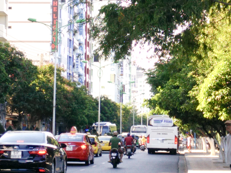 Traffic flow distribution at 86 – 100 Tran Phu