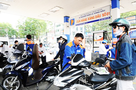 Slight increase in gasoline prices