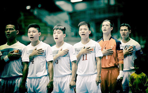 Vietnam’s futsal squad.