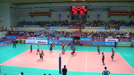 Sanest Khanh Hoa's first win at second round of National Volleyball Championship 2016