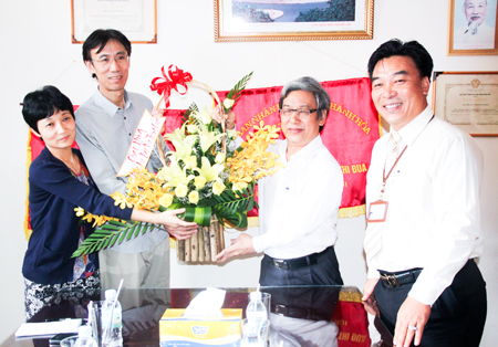 Delegation of China Journalists’ Association meets with Khanh Hoa Journalists’ Association.