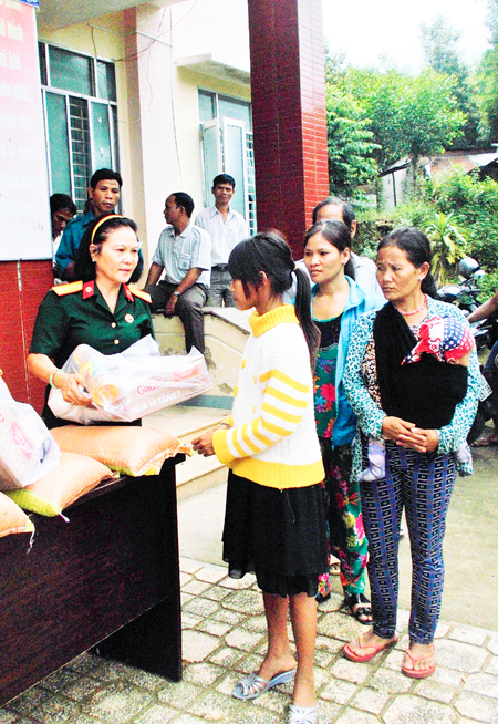 Happiness comes from giving