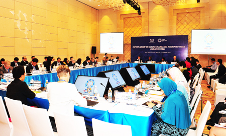 Delegates attend meetings of 8 working groups, sub-committees