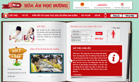 Nutritionally-balanced diet software developed in Khanh Hoa