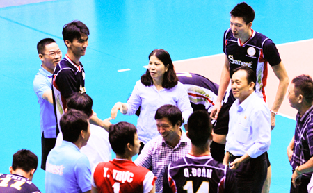 Sanest Khanh Hoa gets all wins at the first round of National Volleyball Tournament 2017