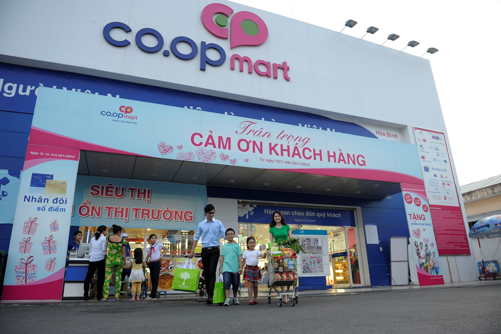 Big promotions at Co.opmart Nha Trang