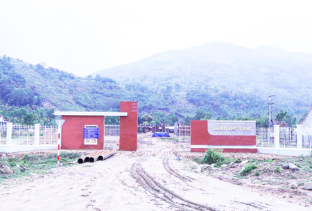 Tu Bong Water Plant construction to be completed 3rd quarter of 2017