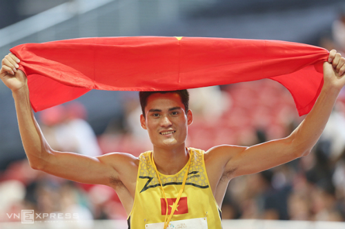 Vietnamese athletic athlete wins gold at Asian Grand Prix 2017