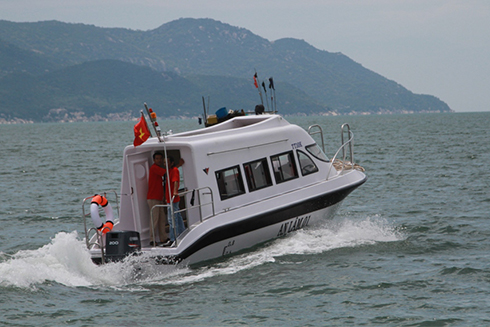 A boat in Norwegian technology launched