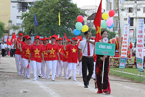 Players of Vinh Hai Ward.