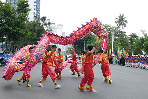 Unicorn – lion – dragon dance.