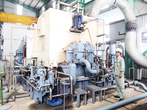 Operating electricity generation in Ninh Hoa