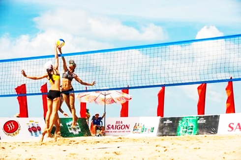 Photo: given by Sanna Khanh Hoa beach volleyball team