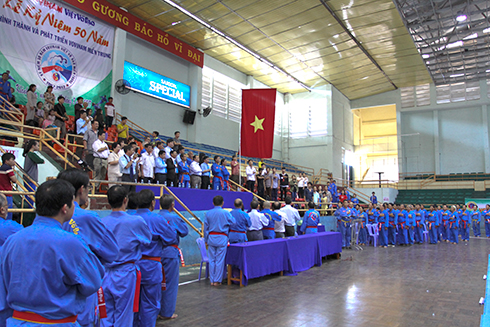 Scene of ceremony.