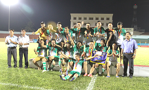 Khanh Hoa Provincial Youth Union team wins championship.