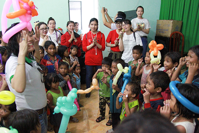 Children playing games