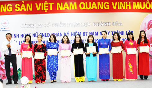 Khanh Hoa Power Co. celebrates 87th Vietnamese Women's Union anniversary