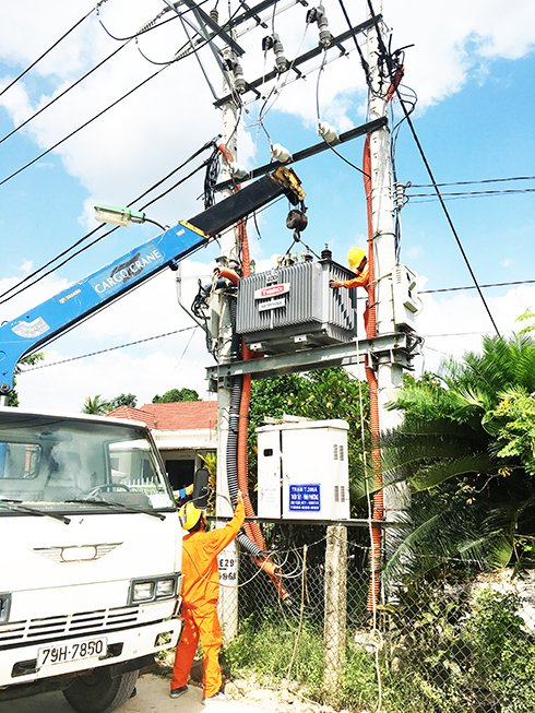 Energy efficient transformers installed