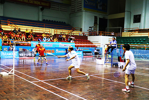 New features of Khanh Hoa's badminton club open tournament