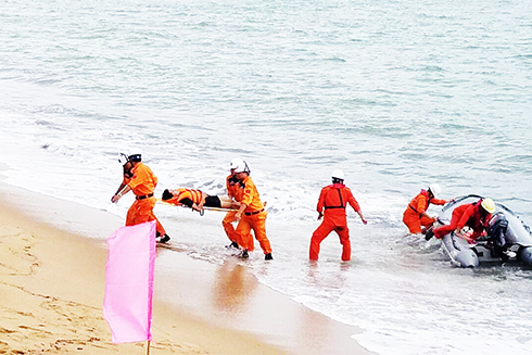 Maritime search and rescue rehearsal held