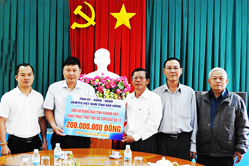 VND200m typhoon aid to Khanh Hoa