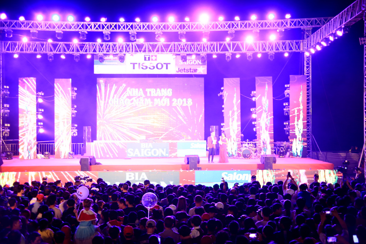 Music program welcoming New Year in Nha Trang