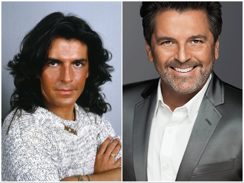 Thomas Anders in the 80s and now