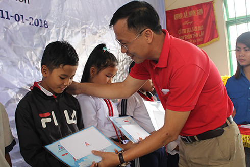 VND1b relief donated to typhoon-hit communities