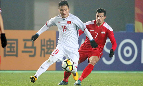 Quang Hai, star of Vietnam U23 (Photo: Anh Khoa)