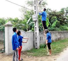 Rural lighting project inaugurated in Van Long Commune