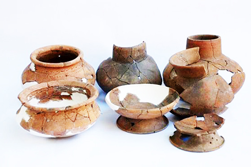 Relics excavated at Hoa Diem archaeological site (Photo: Khanh Hoa Provincial Heritage Conservation Center)