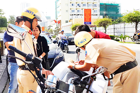Concentrated inspection to assure traffic safety on Tet Holiday