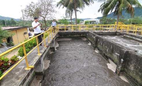 Waste water treatment system in Suoi Dau Industrial Zone